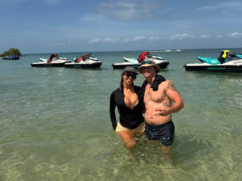 Couple and four jet skis Kooringal