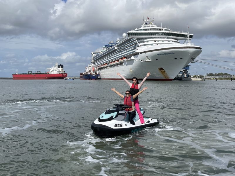 Cruise ship moreton bay