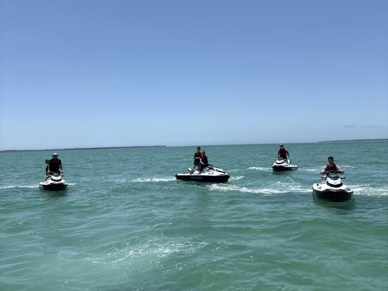Four Jet Skis moreton bay family