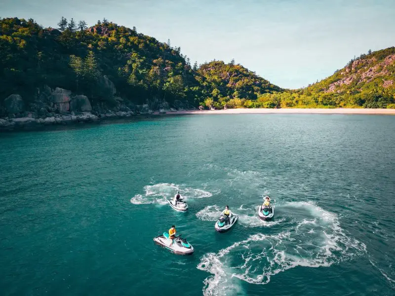 Guests enjoying a guided tour of Magnetic Island