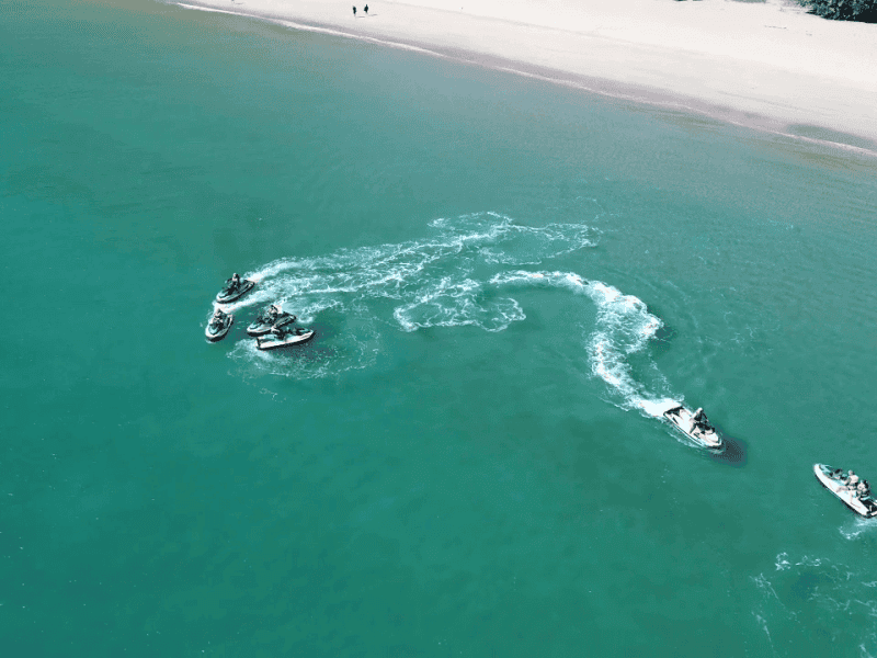 Maggie jet skis